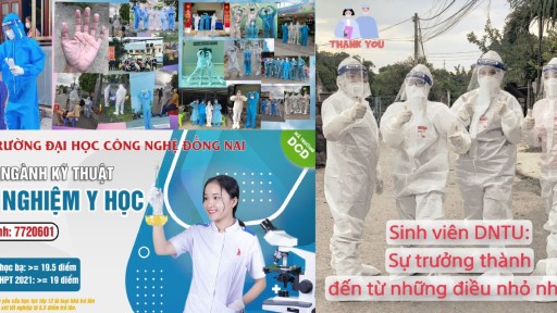 Cán bộ xét nghiệm - Những “chiến sĩ” âm thầm trên tuyến đầu chống dịch. Ngành học Kỹ thuật xét nghiệm Y học (DNTU)