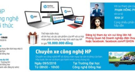 Chương trình hành trình xuyên Việt cùng HP đã có mặt tại DNTU