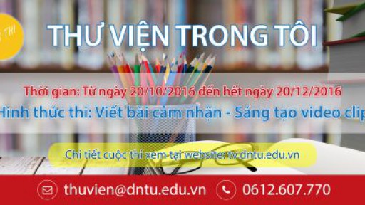 Công bố giải giải thưởng cuộc thi “Thư viện trong tôi”