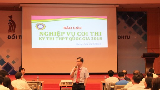 DNTU tập huấn coi thi THPT Quốc gia 2018