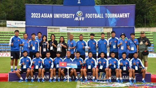 Đội bóng đá sinh viên Nhật Bản lên ngôi vô địch – Đội bóng đá sinh viên Việt Nam vị trí thứ 8.