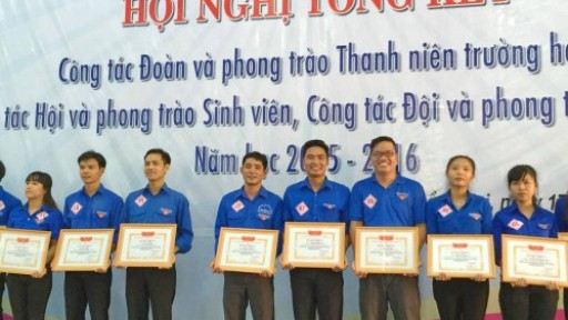 Hội nghị tổng kết công tác Đoàn và phong trào thanh niên năm học 2015 - 2016