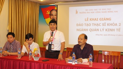 Khai giảng lớp cao học Quản lý Kinh tế khóa II tại Đại học Công nghệ Đồng Nai