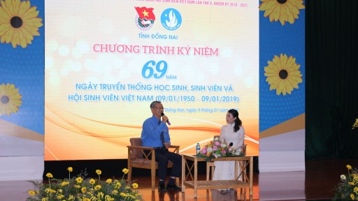 Sinh viên DNTU được vinh danh tại lễ kỷ niệm 69 năm Ngày Truyền thống Học sinh, Sinh viên tỉnh Đồng Nai