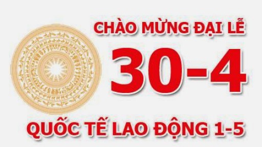 Thông báo nghỉ lễ ngày 30/4/2016 và ngày 01/5/2016