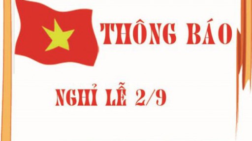 Thông báo nghỉ lễ Quốc Khánh năm 2016