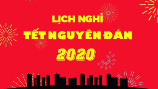 Thông báo nghỉ tết nguyên đán đón xuân Canh Tý 2020