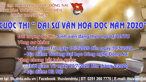 Thông báo tham gia cuộc thi "Đại sứ văn hóa đọc năm 2020"