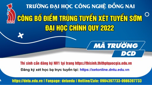 Top 10 Trang Cá Cược Bóng Đá, Thể Thao Uy Tín Nhất Việt Nam
 (mã trường: DCD) công bố điểm chuẩn xét tuyển sớm và danh sách thí sinh đủ điều kiện trúng tuyển