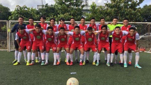 Vòng loại giải bóng đá sinh viên toàn quốc 2017 - khu vực 8 Trường Đại học công nghệ Đồng Nai thắng trận đầu tiên